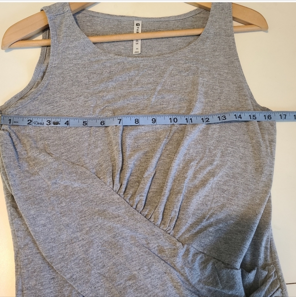 Fabletics Retta Women's Causal Midi Delicate Draping Sleeveless Dress - Picture 5 of 7